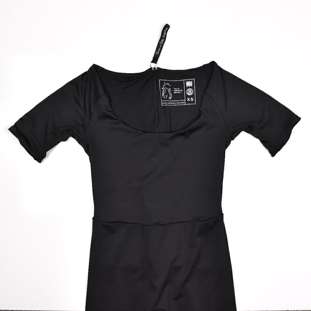 Bawdy Filter Movesuit Renaissance Romper Black XS - Picture 5 of 7